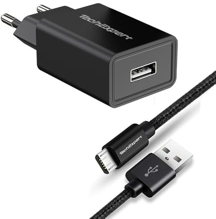 Ladegerät kompatibel mit ASUS Nexus 7 9 10 / ZenPad Z300 Z300C Z300M / MeMO Pad FHD 10 / Fonepad 7 8 / Padfone 2 / Transformer Book T100 / Transformer Pad TF103C 5V 2000mA schwarz