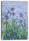 Printed Paintings Leinwand (40x60cm): Claude Monet - Lila Iris