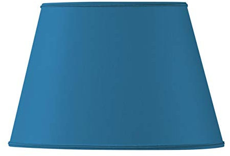 Lampenschirm oval, Ø 20 x 13,5 x 8,5 x 13,5 cm, Hellblau