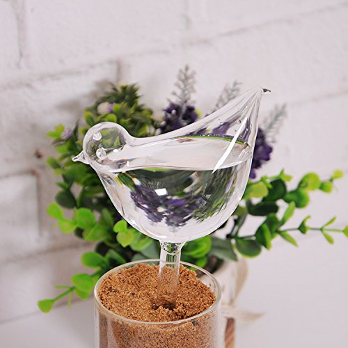 LOVIVER Globes d'Arrosage en Verre Jardin Arrosoir Automatique Goutte à Goutte, Oiseau