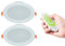 LEDUX 7W Tunable-White LED Einbaustrahler CCT 3000-6000K, Dimmbar + Farbtemperatur einstellbar, Warm + Neutral + Kaltweiß, IP44 Schutzklasse, 2.4G Funk (2er Set mit Fernbedienung, 7W)