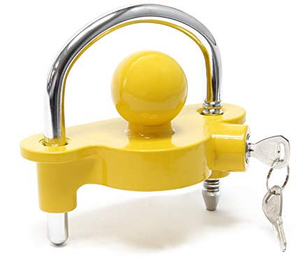 Candado para remolques y caravanas con soporte de protección antirrobo Admisión acoplamiento 50mm