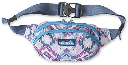 KAVU Spectator Gürteltasche, Polyester, Hüfttasche, Lila Ikat, Einheitsgröße