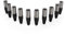 Audibax Silver Conector XLR Macho Pack 10 Unidades