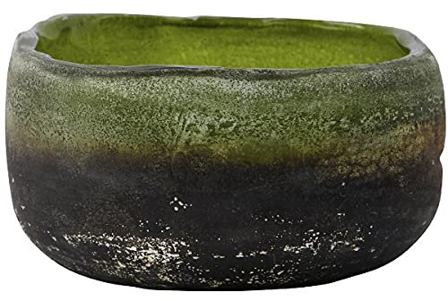 House Doctor Teelichthalter, Perle, Grün, Metall, h: 6 cm, Dia: 9 cm