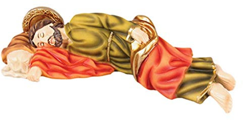 CBC Christliche Dekofigur, schlafender St. Joseph, Ornament