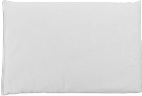 Coussin aux pépins de raisins - blanc - 30x20cm - Coussin thermique - Coussin aux graines - Bouillotte sèche - Compresse froide -