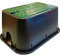 Suinga ARQUETA de RIEGO, negro, 490x350x220 mm. Caja de riego para 3-4 electroválvulas o accesorios. Polietileno de alta resistencia
