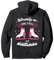 Unterschätze Nie eine Frau auf Schlittschuhen Eiskunstlauf Pullover Hoodie
