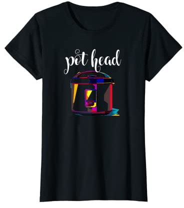 Womens Instant Pot Head Pressure Cooker T-Shirt