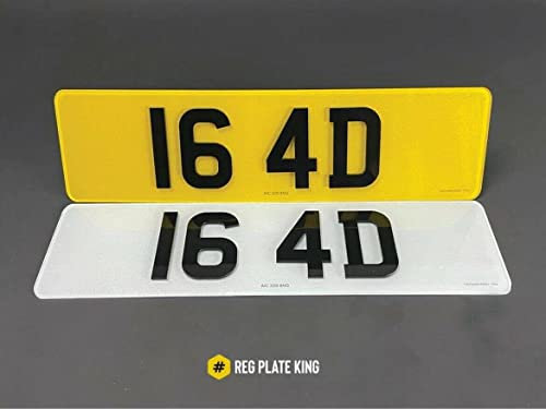 RPK PLATES 16 inch 4D Number Plate Front and Rear 6 Characters