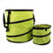 Rekord Laubsack Set 2-teilig stabil Wasserabweisend (Grün) mit Pop Up Technik, Gartensack, Abfallsack, Gartenabfallsack, Gartentasche, Gartenmüllsack, Korb