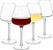COOKY.D Incassable à Grand Verres à vin Rouge Tritan-Plastique 610 ML, Lave-Vaisselle Garanti, Lot de 4