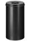 Selbstlöschender Papierkorb Mülleimer 50 Liter schwarz Höhe 63cm