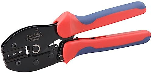 Dfuqanb Solar Crimpadora, Herramienta de Crimpado Solar Fotovoltaico, Alicates de terminales para Panel Solar PV Cable, Grimpadora Cables Electricos 2,5/4/6.0 m㎡, para el sistema solar fotovoltaico