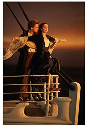 ZAPORA Titanic Filmposter 7 Leinwand Poster Schlafzimmer Dekor Sport Landschaft Büro Zimmer Dekor Geschenk ungerahmt 30 x 45 cm