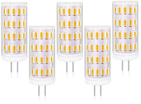 Tupolife G4 LED Dimmbar 12V Lampe Warmweiss 3000K, 3W Leuchtmittel ersatz 30W G4 12V Halogen Birnen, 350LM AC/DC 12-24V, 5er-Pack
