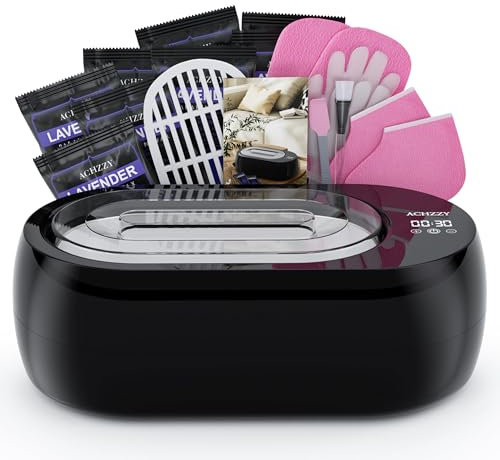 Achzzy Paraffin Wax Machine for Hand and Feet - Paraffin Wax Bath 4500ml Paraffin Wax Warmer, Intelligent Heating for Fast Melting, Moisturizing Kit Auto-time and Keep Warm Paraffin Hand Wax Machine