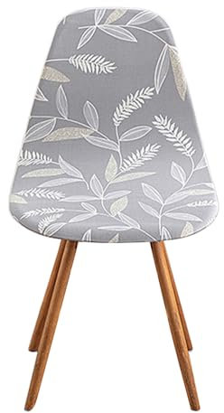 Meigeh Esszimmerstuhl Hussen Skandinavische Stuhlbezüge für Esszimmer Skandinavische Stuhlhussen in gebogener Form Strech Esszimmerstühle Bezug 4er Set Bambus Shadow