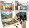 QUOKKA Puzzle Für Senioren - 3x60 Teile Groß Puzzle Demenz Beschäftigung - Spiele Für Demenzkranke Erinnerungen - 9 Karten mit Fakten - 1 große Karte zur Diskussion - Geschenke für Demenzkranke