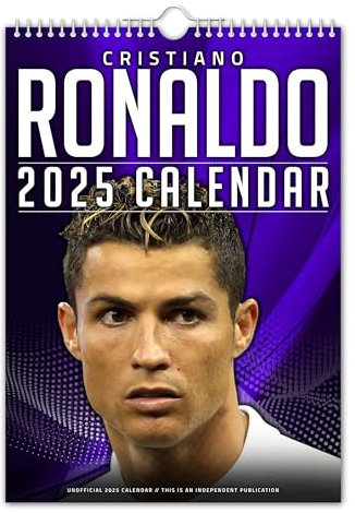 The Calendar King // Cristiano Ronaldo - Wandkalender 2025 (Vollfarbig, A3-Größe)