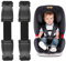 Car Seat Straps Anti Escape Car Seat Strap 2pcs Car Seat Clip Anti Escape Child Seat Belt Clip Anti Escape Car Seat Safety Clip Car Seat Belt Clip Prevent Kids Out of Automotive Safe Seat