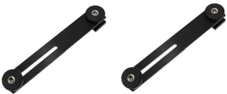 KONTONTY 2pcs Aluminum Alloy Dual Camera Mount Tripod Head for 2 Cameras or Hot Shoe