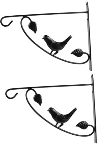 Happyyami 2stücke Blumentopfhaken Aus Eisen Wandblumenständer Blumenständer Zum Aufhängen Hängender Übertopf Für Drinnen Und Draußen