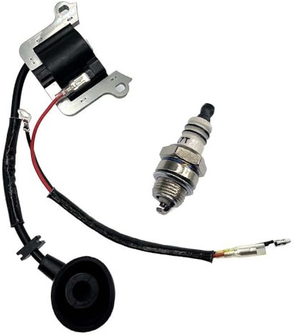 AM Zündspule & Zündkerze für 52cc 3PS 2-Takt Motor Motorsense 4in1 / 5in1 Multitools Heckenscheren Freischneider