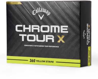 Callaway Chrome Tour X 360 Stripe Golfbälle