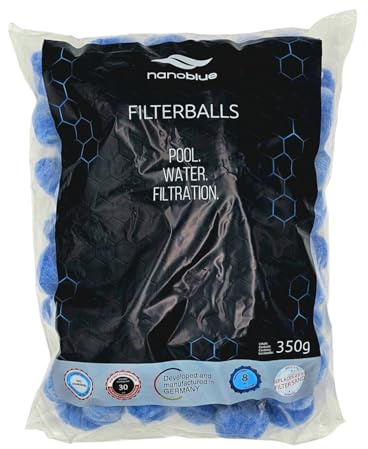 Generisch Filterbälle 350 g – ersetzt 25 kg Filtersand – 8 µm Filterfeinheit – Wiederverwendbare Filterballs für Pool, Sandfilteranlage & Kartuschenfilter – leicht & umweltfreundlich