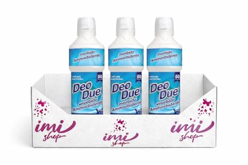 Deo Due Chimiclean Lavatrice O Ammorbidente Fiori Azzurri 1 L Confezione Da 3 Pz (3 Ammorbidente FIORI AZZURRI)