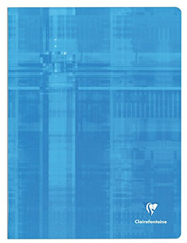 CLAIREFONTAINE Cahier piqué 24x32 96 pages quadrillage petit carreaux 5x5 Coloris Aléatoire