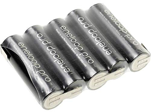 Panasonic eneloop Pro F1x5 Akkupack 5X Mignon (AA) Z-Lötfahne NiMH 6 V 2450 mAh