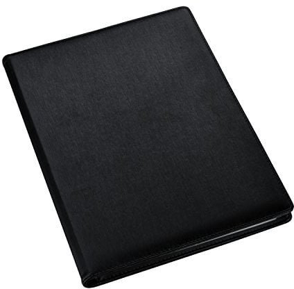 A4 Presentation Display Book - Black File Folder - Storage Case Portfolio Folder with Plastic Sleeves - Poly Pocket Folder by Arpan x 1 (A4-48 Pockets/ 96 Sides)