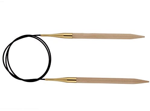 KnitPro Basix Birch Rundstricknadel, 80 cm Länge x 2.25 mm Stärken