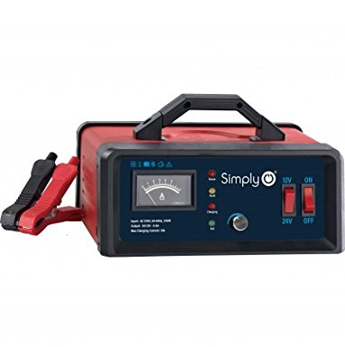 Einfach btc-1003 a Metall Fall Smart Akku Ladegerät 13 Ampere, Ladekabel und Aufrechterhaltung 12 V/24 V Fahrzeug Batterien, vereint AC Wand Ladegerät Heavy Duty Schutz