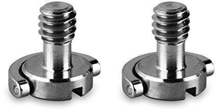 ChromLives 1/4 D Ring Kamera Schraubadapter Schnellwechsel Stativ Schraubadapter Anschluss DSLR Kamera Rig Zubehör 2er-Pack