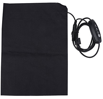 5V 2A USB Heizpad für Outdoor Indoor, Faltbar | Gleichmäßige Wärme, Waschbar, Weiches Gewebe, Für Jacken Westen