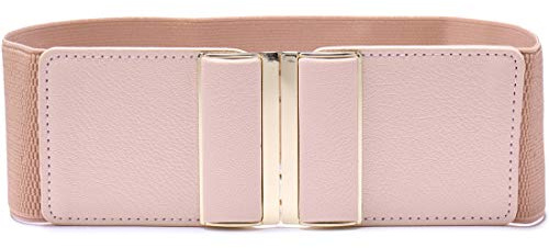Beltox Womens 3 Wide Belt Elastic Stretch Cinch Waistband Lady Cummerband