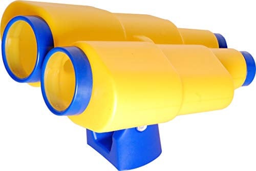 OTITU - Fernglas aus Kunststoff ohne optische Vergrößerung,- Spielplatz für Kinder, Spielen im Garten, Outdoor, Kind,- Fernglas zum Spielen, Gelb
