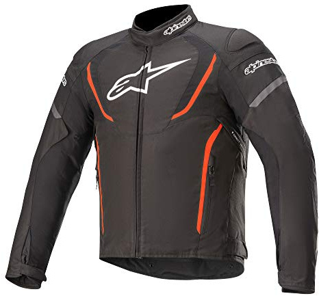 Alpinestars Men's T-jaws V3 Flame Waterproof Jacket Orange/Black Motorcycle Clothing