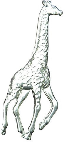 Les Etains de Jumilhac Broche Girafe, Cadeau pour Maman, Fait Main en Etain, Fabrication Artisanale Francaise, par William Sturt