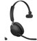 Jabra Evolve2 65 UC Wireless Headset with Link380c, Mono, Black – Wireless Bluetooth Headset for Calls and Music, 37 Hours of Battery Life, Passive Noise Cancelling Headphones