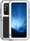 FONREST Coque intégrale antichoc pour Samsung Galaxy A41 6,1 Love Mei Outdoor Heavy Duty hybride Aluminium Métal Anti-poussière Cover avec verre trempé (Blanc)