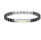 Morellato Herren Armband, GOLD Kollektion, aus Stahl, Gold 750, Kristalle, Keramik - SATM11