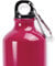 GMM Borraccia Bambini 500 ML in Alluminio C/Moschettone, Bottiglia Acqua in Alluminio, colore FUCSIA finitura Lucida, Borracce per Scuola, Sport all'aperto, Palestra, Yoga.