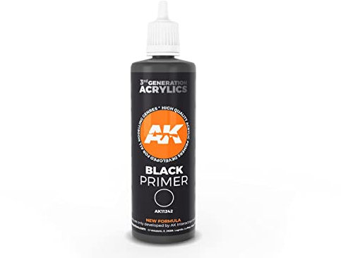 AK AK11242 Black Primer (100ml) 3GEN