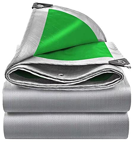 PIPRE 5m x 8m bâche [180 g/m2], bâche de Protection avec des œillets métalliques pour mobilier de Jardin, Piscine, Voiture, Camion, bâche de Protection imperméable