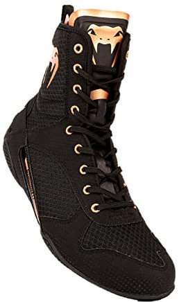 Venum, Elite Boxschuhe, Herren, 43, Schwarz/Bronze